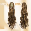 Benehair Ponytail Extensions 24 Inch Long Curly Wavy Drawstring Ponytail