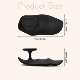 2 Pairs of Non-Slip Gym Grips, Grip Aids for Strength Training, Non-Slip Grip Pads for Callus Prevention during Strength Training, Ergonomic Gym Gloves for Weight Lifting, Gymnastics, Cross Training