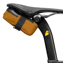ALMSTHRE Signature Bike Saddle Bag – California Gold | Premium Ripstop Material, Waterproof Zipper & Internal Pocket | Durable, Lightweight Bike Seat Bag for Secure Gear Storage