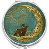 NewCharms Steampunk Man on Moon Compact with Mirrors - Perfect