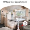 Bittwee 2PCS RV Table Base Mount, Aluminum Camper Pedestal Table