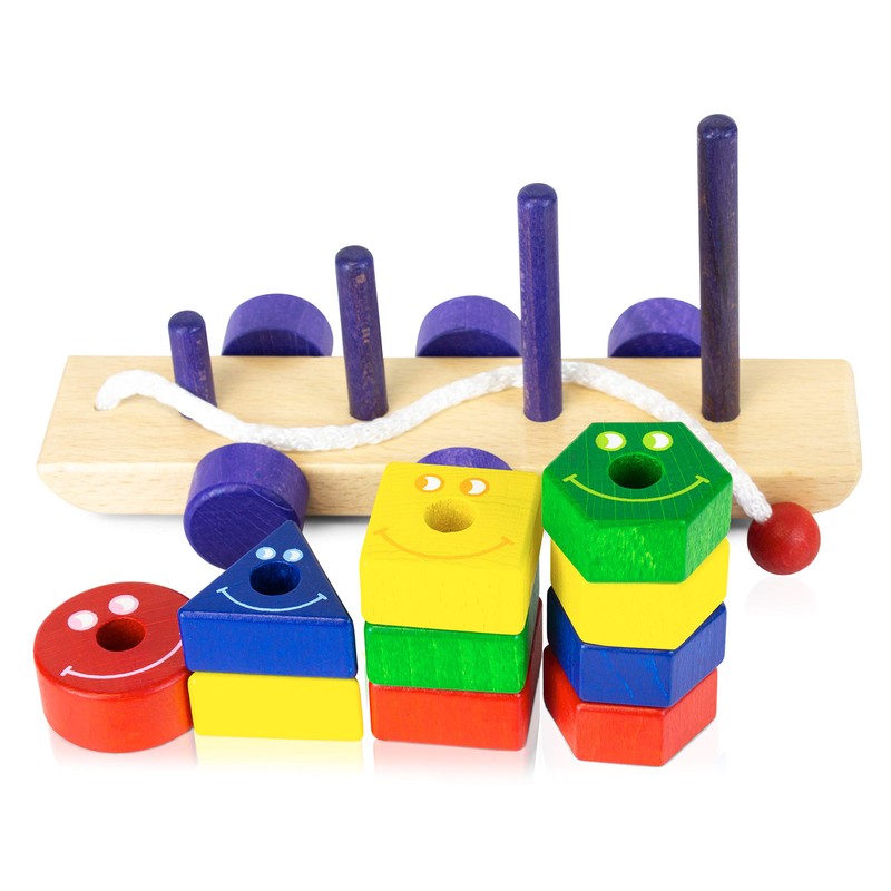 BSM Edufun Ef 21075 – Funny Faces – Wooden Toy