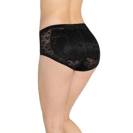Sodacoda Women's Shapewear Panty - Low Rise Bum Push-Up for Sexy Round Butt (Black M)