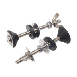 Colcolo 2Pcs Toilet Tank Bolts Screw Set with Rubber Gaskets for Bathroom