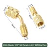 R410a Adapter for Mini Split System, Charging Vacuum Port Adapter,