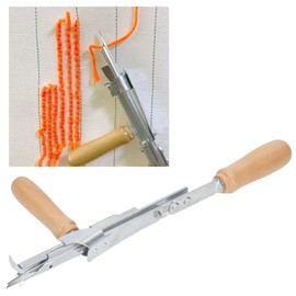 Manual Tufting Carpet Tools, Portable Carpet Gun, Carpet Machine with Beech Wood Handle for Sewing Carpets, Manual Speed for DIY Tufting Beginners