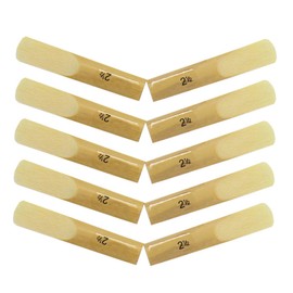 Kisangel 10pcs Portable Clarinet Reeds Lightweight Instrument Accessories for Students Professionals Easy to Install Compact Design for Various Performances