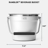 YETI Rambler Beverage Bucket, Double-Wall Vacuum Insulated Ice Bucket with