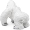 ZHONGXIN MADE Albino Gorilla Plush Toy, Realistic Albino Gorilla Stuffed