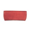 Jahn-Lederwaren Leather Glasses Case for Glasses Model BR-51407, red