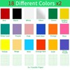 UIOK Smart Vinyl Permanent per Cricut Joy, Vinile Permanente 36