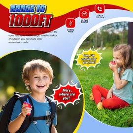 Walkie Talkies Toys for Kids : Gifts for Boys Ages 3 4 5 6 7 8 9 10 Kid Walkie Talkies 2 Pack Outdoor Hiking Toy for 5-7 Year Old Boy Birthday Gift 2 Way Radio for Boys Kids Age 3-12