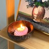 Coconut Bowl Set Leakage Proof Reusable Hand Polished Coconut Shell