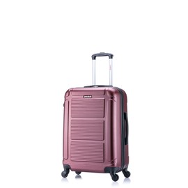 InUSA PILOT Luggage with Ergonomic Handles | Spacious Travel Suitcase with Four Spinner Wheels and Studs | 28 Inch Large Hardside Spinner Luggage | Blue