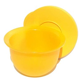 Tupperware Impressions Bowl Small 2 1/2 Cup Mini Mixing Serving Storage Goldenberry Orange