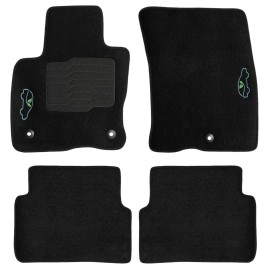 ecoMats Carpet Floor Mats for 2021 to 2025 Ford Bronco Sport / Ford Maverick 4 PCS