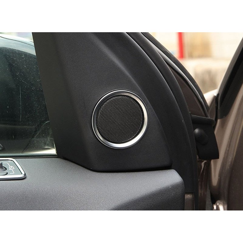 For Discovery Sport 2015-2018 ABS Car Door Speaker Ring Trim