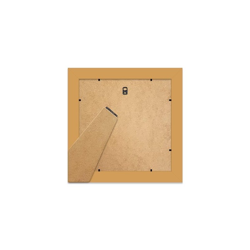 9x9 Champagne Silver Ornate Photo Frame With White Mat For