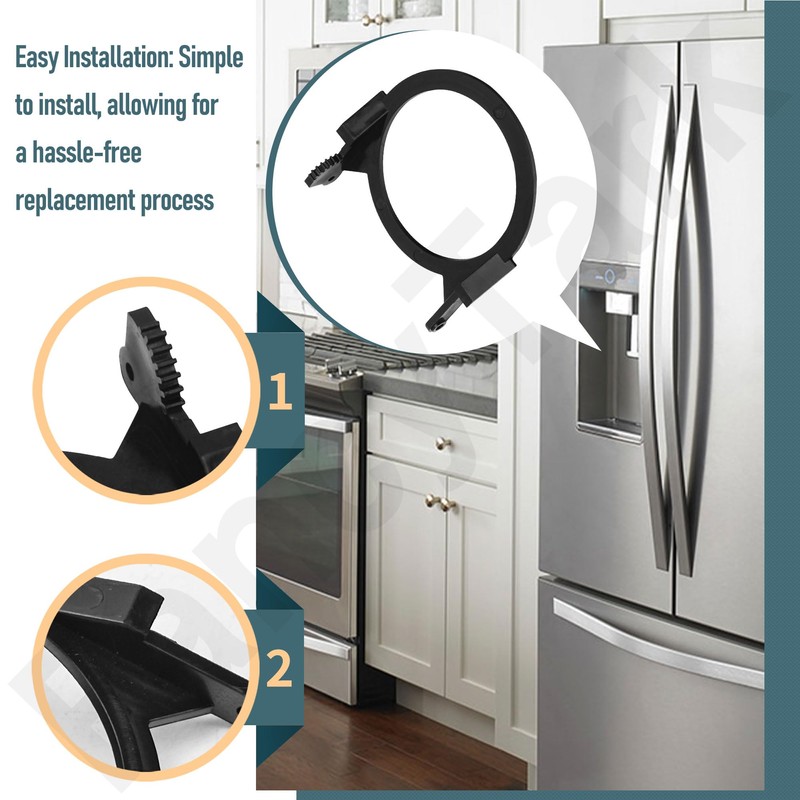 241688401 Refrigerator Ice Chute Dispenser Door Seal Flap Assembly Replacement