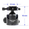 TINKTEEK Jumbo Panorama Ball Head Tripod Head 560 g 10