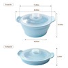 42oz Silicone Microwave Steamer For Cooking, Collapsible Food Steamer For