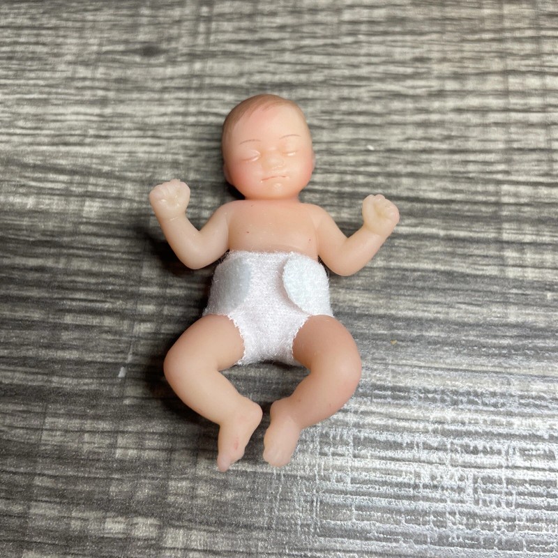 ZURU 5 SURPRISE MY MINI BABY YELLOW STROLLER, BABY, DIAPER,