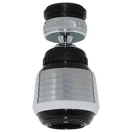 Master Plumber 486, Aerator, Swivel, 2.0 GPM/7.6 LPM, Black/Chrome