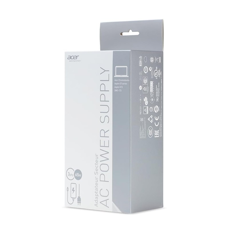 Acer Adapter für Aspire Switch 11/12 (65 Watt) schwarz
