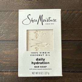 Shea Moisture 100% Virgin Coconut Oil Bar Soap - 8oz NEW