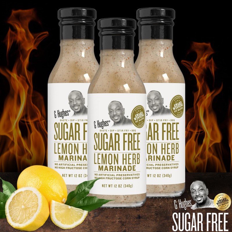 G Hughes Sugar Free, Lemon Herb Marinade - Sugar Free