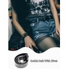 Generic Punk Studded Belt for Women Rock Threads Goth Stud