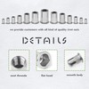 Waykino Stainless Steel Rivet Nut, Threaded Rivetnut Insert Nutsert M3