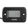 Engine Hour Meter Digital LCD Display Gauge Vibration Activated Waterproof