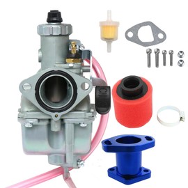 YJGZSVK VM22 26MM Carburetor & Intake Manifold & 38MM Air Filter for Honda CRF100 CRF100F XR100 XR100R XL100 XL100S XR200 XR200R Dirt Pit Bike Motorcycle