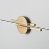 Wotendy 2 Pack Brushed Gold Cabinet Pulls, 64mm Hole Centers