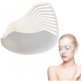 10 Pcs Eye Shield After Surgery – Transparent Plastic Face and Eye Protector for Cataract Recovery, Microblading, Permanent Makeup, Eyelash Extensions, Shower and Haircut Use
