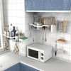NESOMI Shower Caddy Adhesive Shower Organizer 7-Pack, Rustproof Stainless Steel