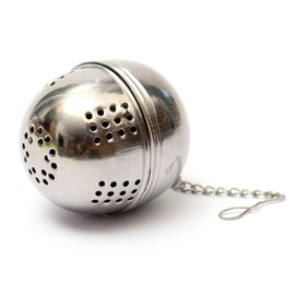 Gaucho Cebar Tea Strainer for Loose Tea ● 304 Stainless Steel Tea Strainer ● Reusable Tea Strainer ● Strainer for Most Cups ● Tea and Herb Strainer