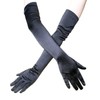 Long Satin Gloves Fashionable Stretch Long Evening Opera Satin Gloves