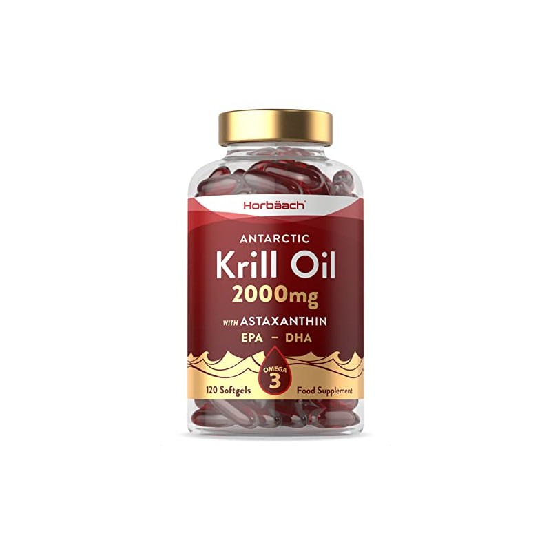 Antarctic Krill Oil 2000mg | High Strength | 120 Capsules