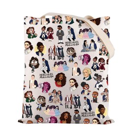 Zuo Bao American Musical Lover Tote Bag Musical Theatre Lyrics Gift Rendy Gift For Dance Lover Sisters Musical Movie Gift (HERCULES)