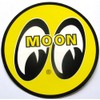 Mooneyes 8" Round Vehicle Decal Hot Rod Car Sticker