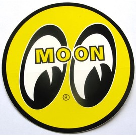 Mooneyes 8" Round Vehicle Decal Hot Rod Car Sticker