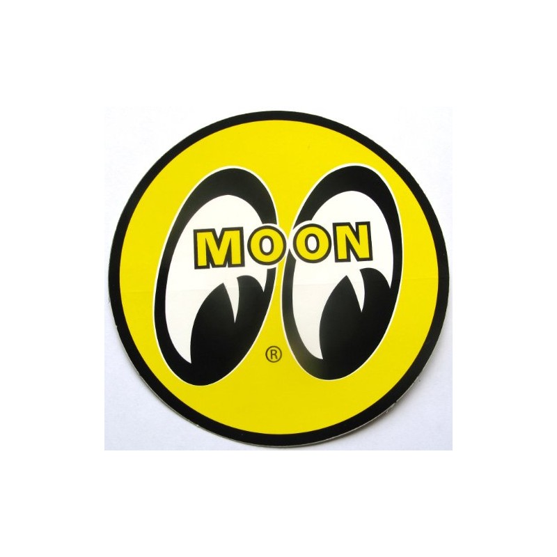 Mooneyes 8" Round Vehicle Decal Hot Rod Car Sticker