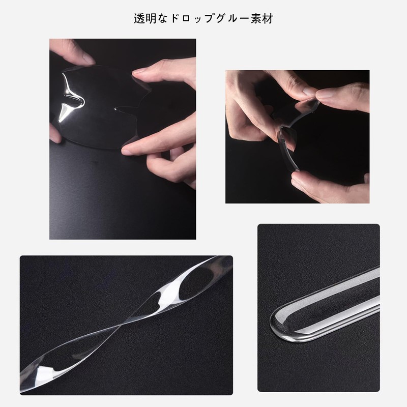 YHJKOPO 8 Pcs Clear Car Door Handle Protector for Lek