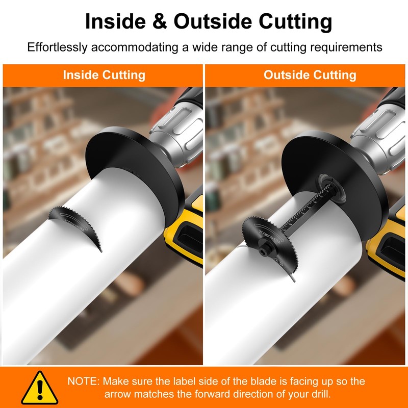 Inside Pipe Cutter for PVC Pipe, Cutter Tool Set with