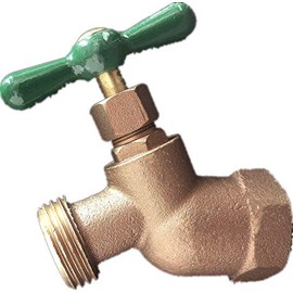 EZ-FLUID 1/2" FIP Inlet Hose Bibb x 3/4“ MHT Male Hose Threaded Outlet For Garden Watering Hose Bibb,Heavy Duty Brass No-Kink Hose Bib Water,Outdoor Garden Spigot Shut Off Valve(1)