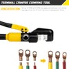 10 Ton Hydraulic Hand Crimper Tool Set for Stainless Steel