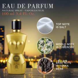 Hybrid & Company La Femme Fatale Diva Women Eau De Parfum Eau de Toilette Vaporisateur Natural Spray 3.4 Fl Oz