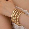 Gold Bracelets for Women Chunky Gold Bangles for Women Gold